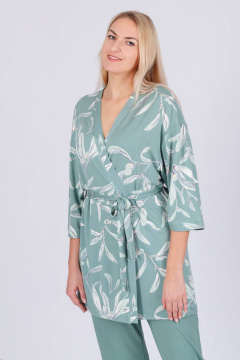 Брюки, халат Belarusachka РСР4997И лилия/олива - фото 2