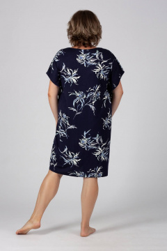 Туника Belarusachka С3791 хризантема/неви - фото 2