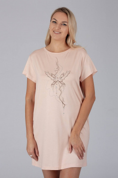 Сорочка Belarusachka С5892* пудра - фото 1