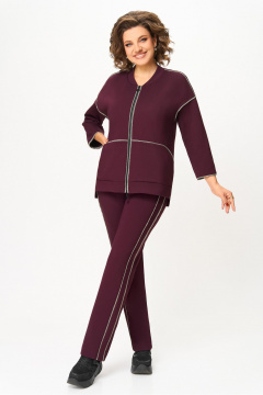 Брюки, бомбер DaLi 5730.2 баклажан - фото 1
