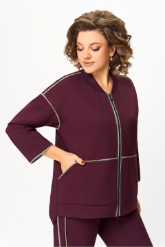 Брюки, бомбер DaLi 5730.2 баклажан - фото 2