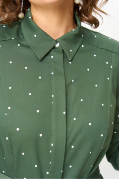 Платье DaLi 5348А горох_олива - фото 3