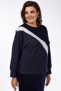 Туника, юбка Lady Style Classic 2663 темно-синий - фото 2
