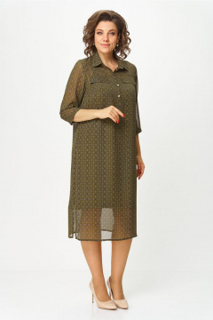 Платье Lady Style Classic 1961/2 хаки - фото 2