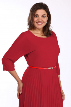 Платье Lady Style Classic 2685 красный - фото 2