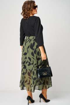 Платье EVA GRANT 7216С принт_олива - фото 5