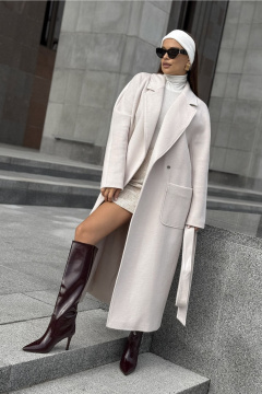 Пальто DAVA 7002 жемчужный - фото 3