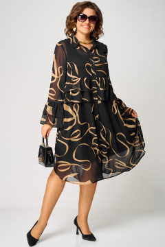 Платье EVA GRANT 7122 принт_ленты - фото 2