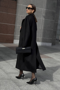 Пальто DAVA 7002 черный - фото 4