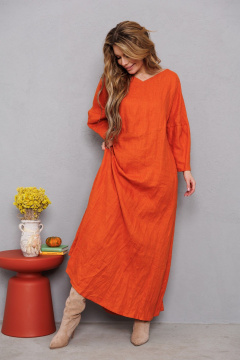 Платье АМУЛЕТ 9908 апельсин - фото 4