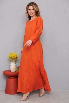 Платье АМУЛЕТ 9908 апельсин - фото 3