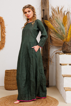 Платье АМУЛЕТ 9910 изумруд - фото 5