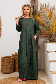 Платье АМУЛЕТ 9910 изумруд - фото 2