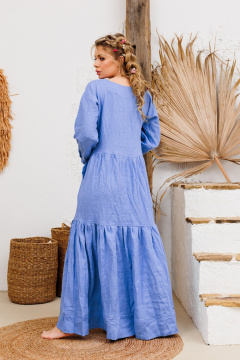 Платье АМУЛЕТ 9922 голубой - фото 5