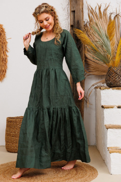 Платье АМУЛЕТ 9922 изумруд - фото 2