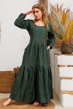 Платье АМУЛЕТ 9922 изумруд - фото 1