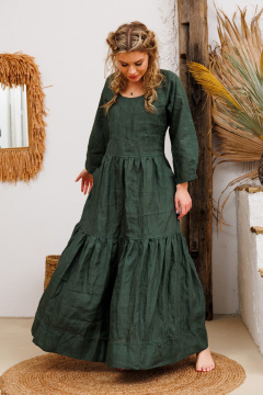 Платье АМУЛЕТ 9922 изумруд - фото 4