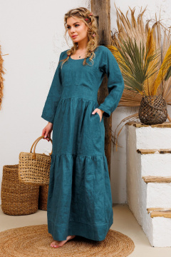 Платье АМУЛЕТ 9922 морской - фото 2