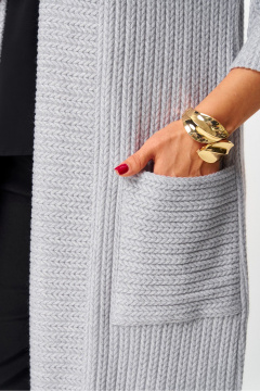 Кардиган DaLi 7061  светло-серый - фото 2