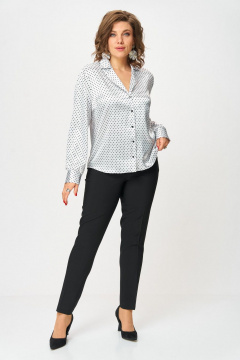 Блуза Svetlana-Style 2173 белый-мелкий_горох - фото 5