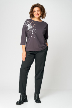 Джемпер Rumoda 2089_дл. графитовый - фото 5