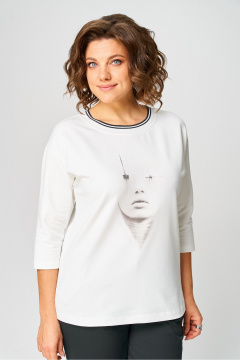 Джемпер Rumoda 2254_дл. молочный - фото 1