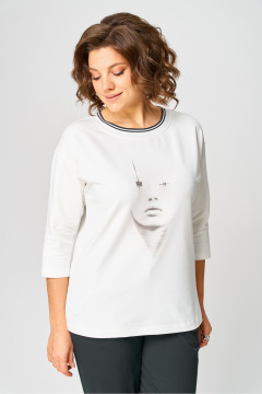 Джемпер Rumoda 2254_дл. молочный - фото 3