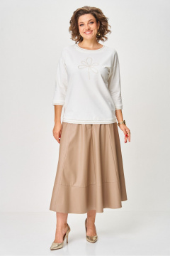 Джемпер Rumoda 2261_дл. молочный - фото 4