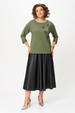 Джемпер Rumoda 2268 зеленый - фото 5