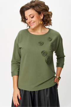 Джемпер Rumoda 2268 зеленый - фото 3