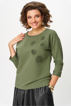 Джемпер Rumoda 2268 зеленый - фото 2