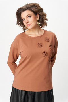 Джемпер Rumoda 2268 коричневый - фото 5