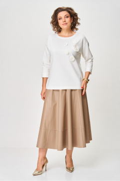 Джемпер Rumoda 2268 молочный - фото 5