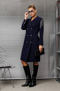 Платье Anastasia 1069 черничный_синий - фото 3