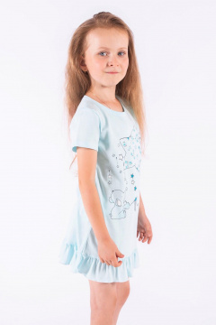 Сорочка 8 Марта 13265-5С536Д40-134,140 голубой - фото 2