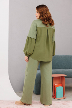 Брюки, джемпер Anastasia 1191.1 олива - фото 5