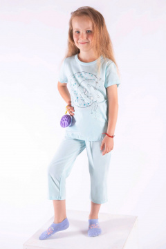 Капри, майка 8 Марта 13268-5С537Д40-122,128 голубой - фото 1