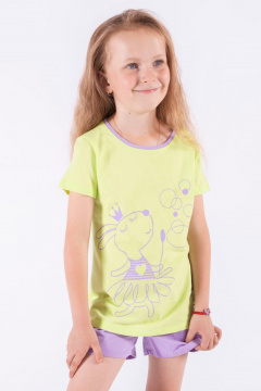 Майка, шорты 8 Марта 13269-5С545Д40-110,116 салат - фото 2