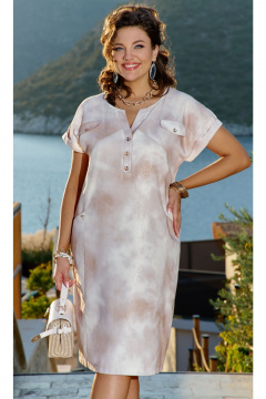 Платье Vittoria Queen 24353 перламутрово-бежевый - фото 1