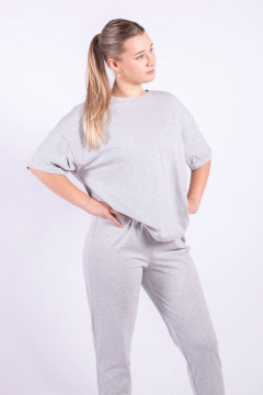 Брюки, футболка 8 Марта 15032-5С5026Д40-164 серый - фото 4