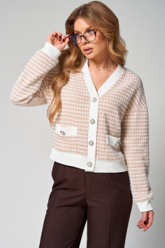 Кардиган Laikony L-642-1 корица - фото 3