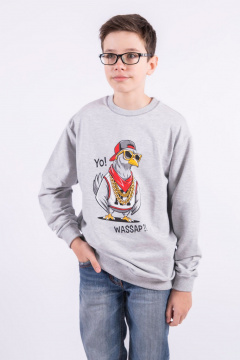 Джемпер 8 Марта 133550-5С5014Д40-110,116 серый - фото 1