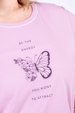 Капри, футболка 8 Марта 163420-5С553Д40-158,164 розовый - фото 2