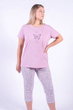 Капри, футболка 8 Марта 163420-5С553Д40-170,176 розовый - фото 1