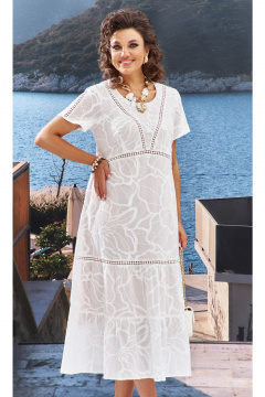 Платье Vittoria Queen 25533 жемчужный - фото 4