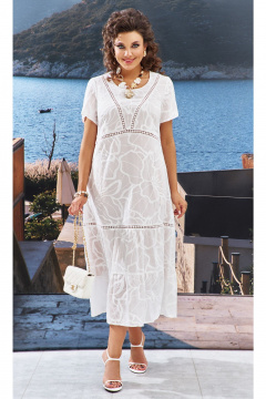 Платье Vittoria Queen 25533 жемчужный - фото 1