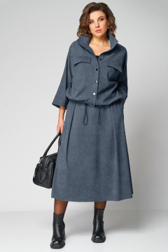 Жакет, юбка Мишель стиль 1330 индиго - фото 5