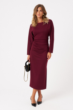 Платье Панда 106583 бордовый - фото 2