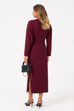 Платье Панда 106583 бордовый - фото 4