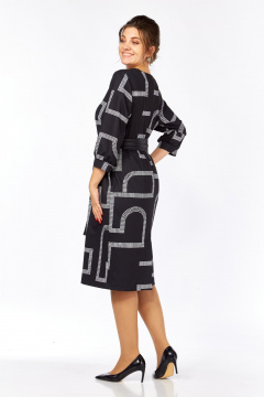 Платье Rishelie 1000 черный - фото 5